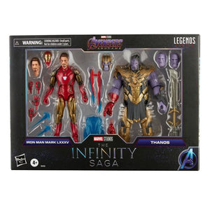 Marvel Legends Infinity Saga Avengers Endgame Iron Man 85 vs.Thanos Figuras de acción de 6 pulgadas