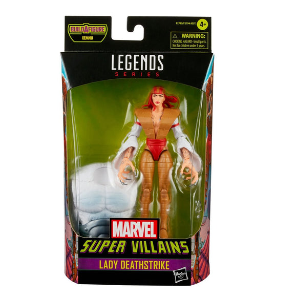 Marvel Legends Super Villanos Lady Deathstrike Figura de acción de 6 pulgadas