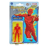 Hasbro Marvel Legends Retro Human Torch Kenner 3.75 New Figure Fantastic 4 2021